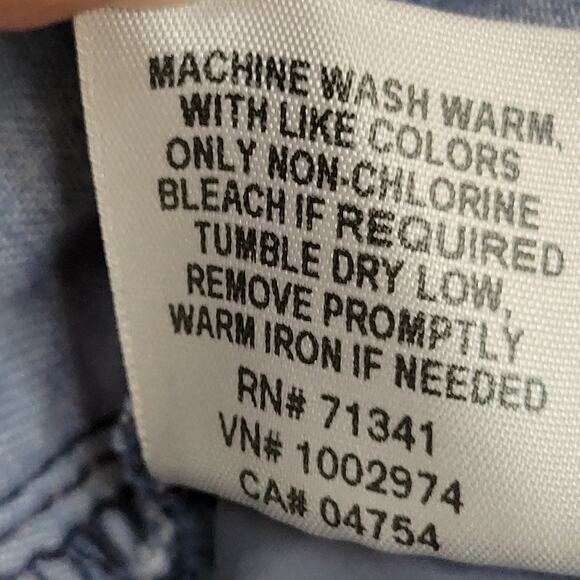 L.L. Bean Women's Petite Original Fit 5 Pocket Dark Denim Jeans 14 Pet 32 x 27 - Picture 5 of 8